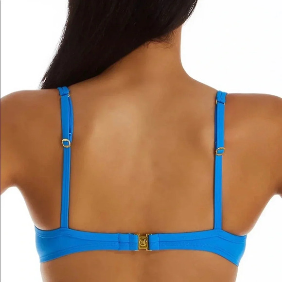 Bleu Rod Beattie Solid Twist D Cup Bikini Swim Top - Picture 4 of 13